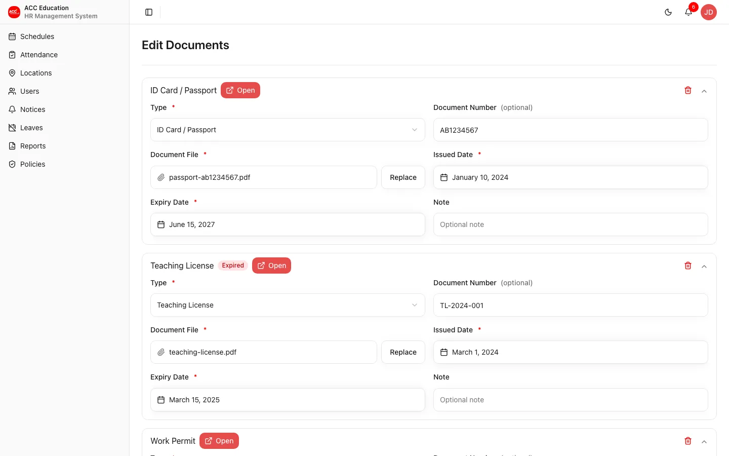 Edit Documents